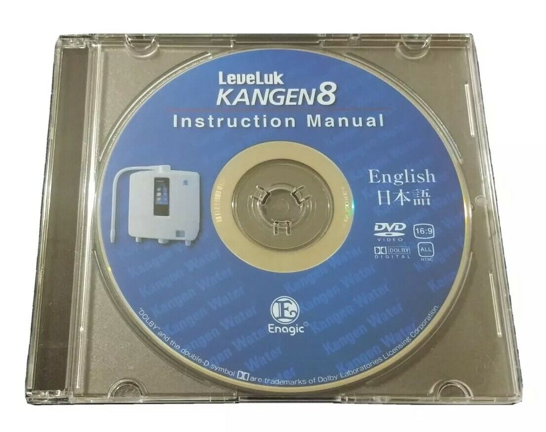 Enagic Kangen Leveluk K8 Instruction Manual DVD - WaterGlory